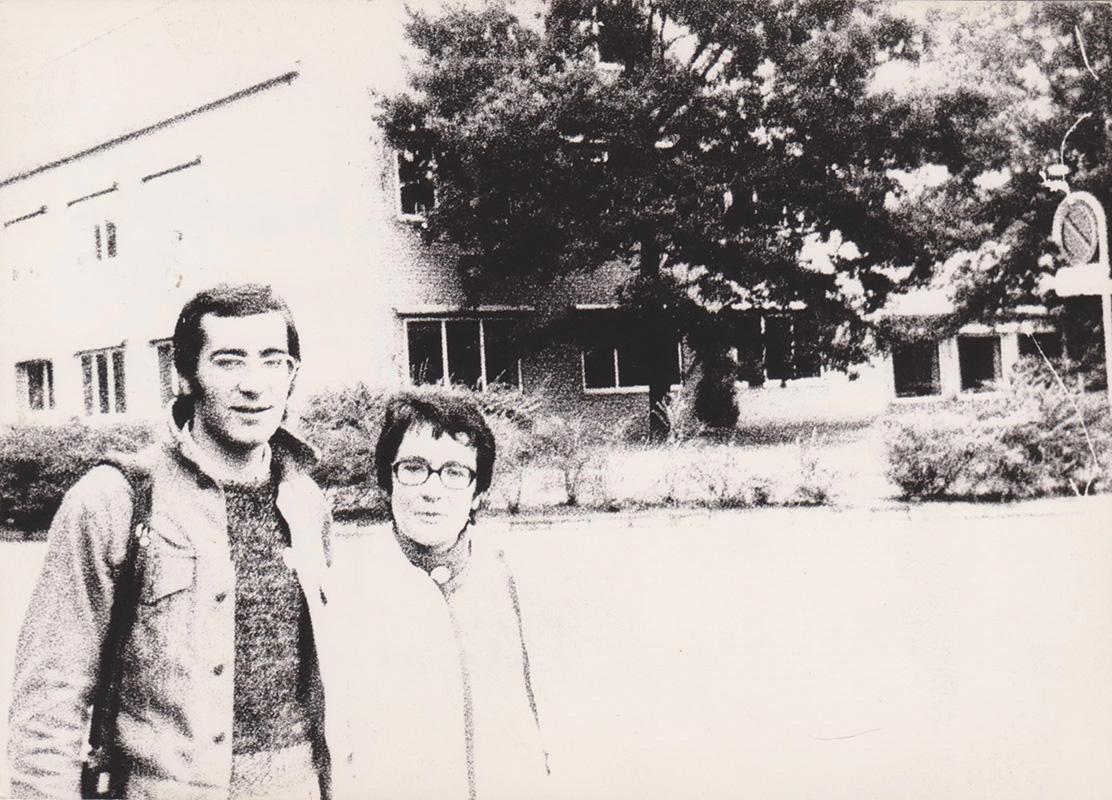 Congresso internazionale di Aarhus. Danimarca, 1972. Alfredo Cohen e Anna Siciliano
