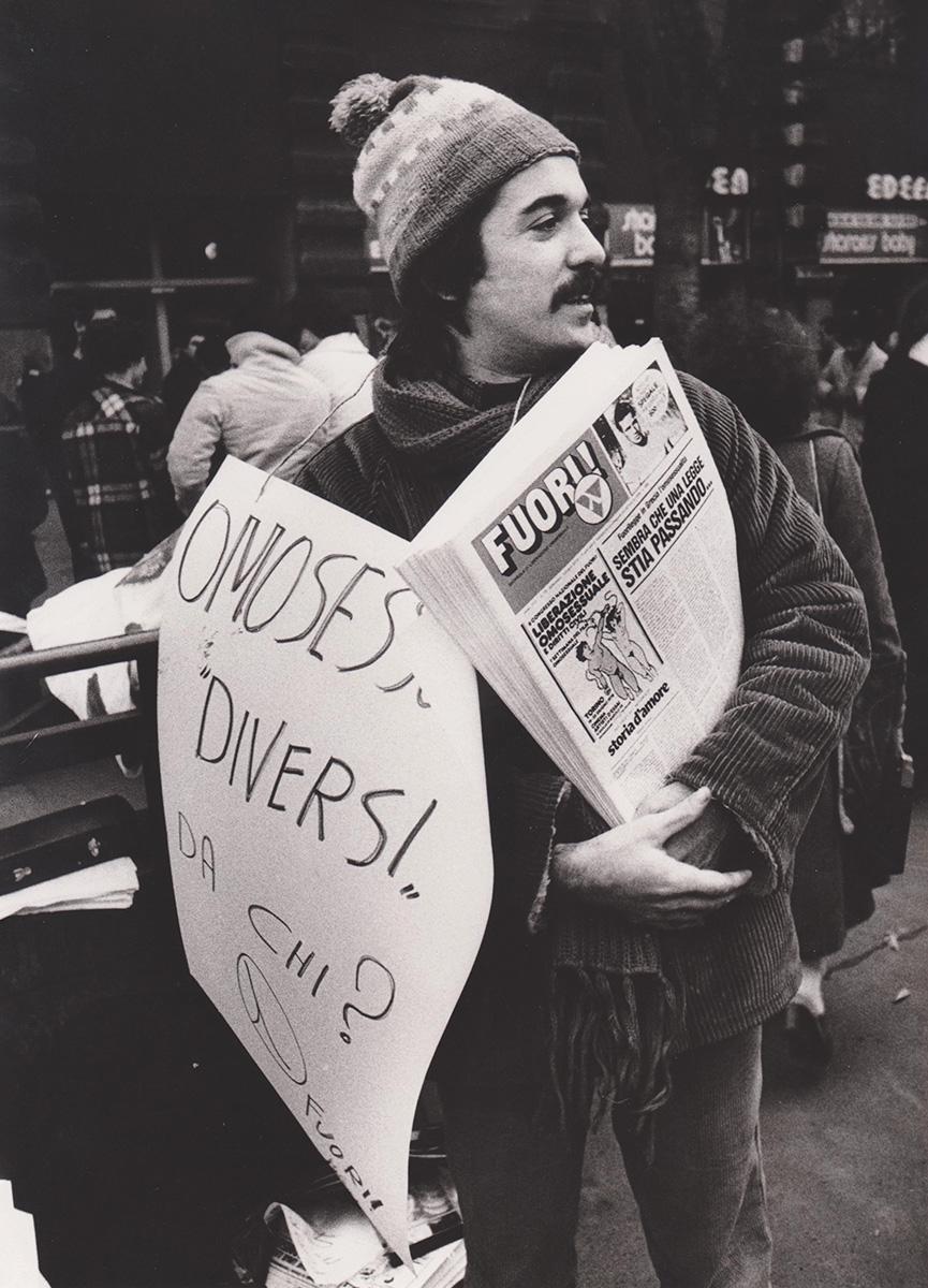 Manifestazione contro l’art. 121 del codice penale sovietico. Milano, 1978