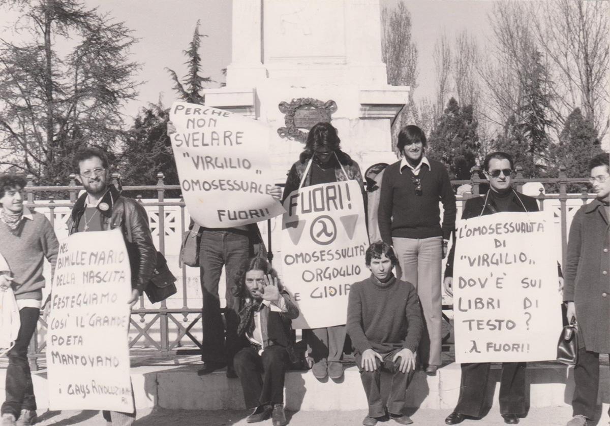 Manifestazione del F.U.O.R.I. a Mantova, 1978